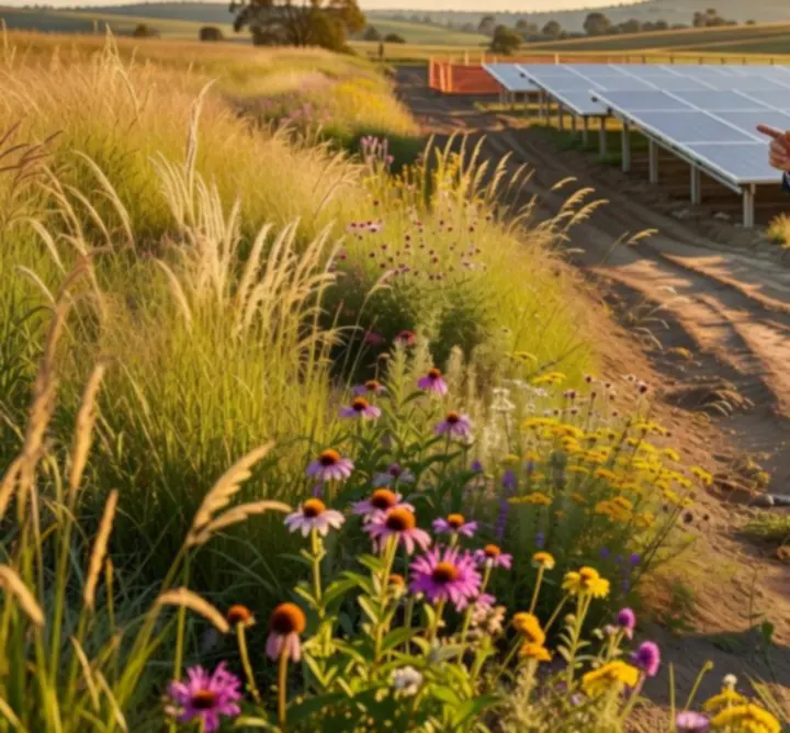 Rural sustainable development project with integrated green infrastructure